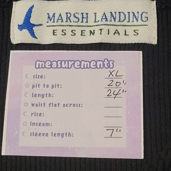 Marsh Landing Black Short Sleeve Tee - Picture 2 of 6